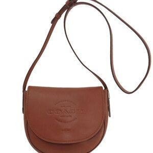 Coach Tan Leather Crossbody Bag